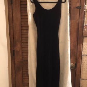 Deep purple floor length gown, worn once
